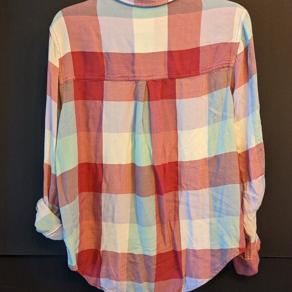 Time and Tru Plaid Shirt, L - Picture 3 of 3